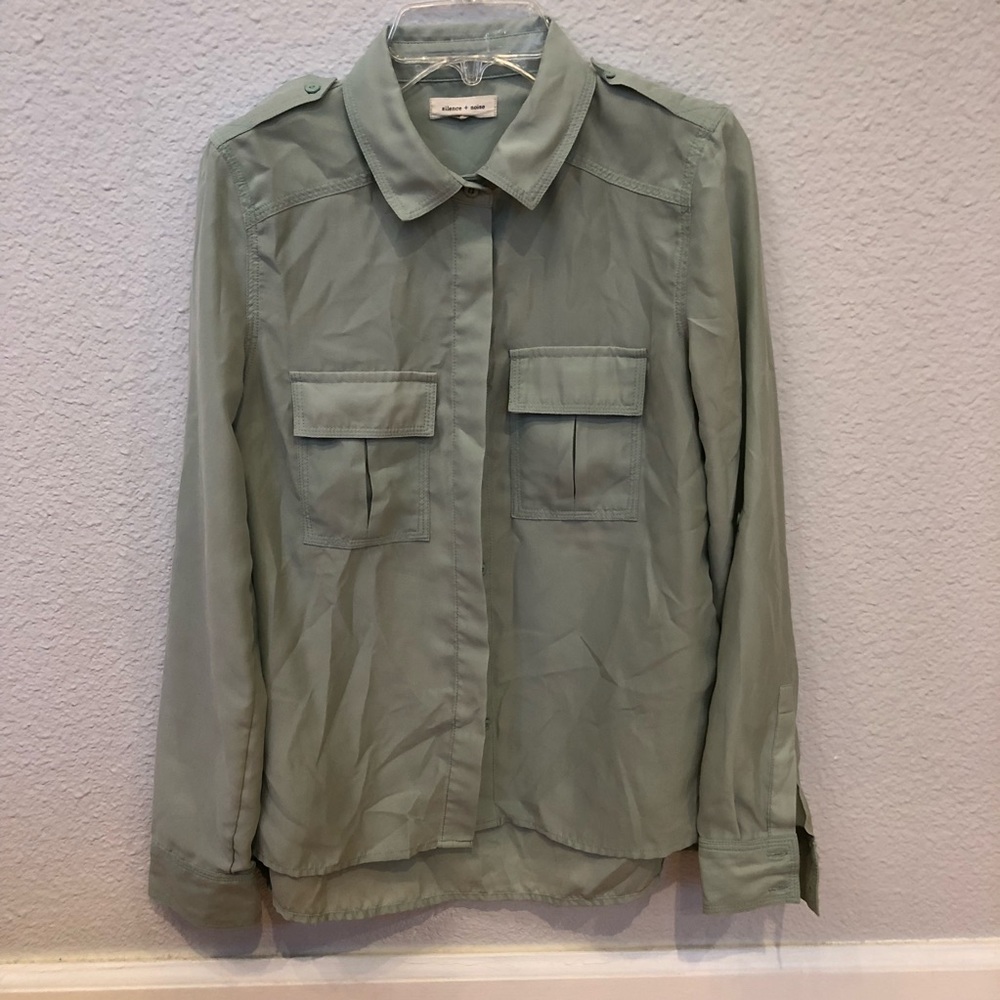 Mint Green Button Down - image 1